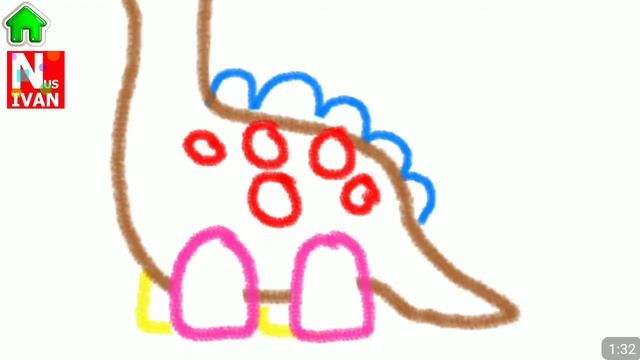 ПЕСНЯ ПРО МАЛЕНЬКУЮ ЗВЕЗДОЧКУ или КАК НАРИСОВАТЬ ДИНОЗАВРА - РИСУНКИ ДЛЯ ДЕТЕЙ / NUSIVAN GAMER смотреть онлайн