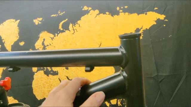 Покраска велосипедной алюминиевой рамы порошковой краской/ Черный матовый цвет получился идеально смотреть онлайн