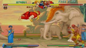 STREET FIGHTER ALPHA 2 live play