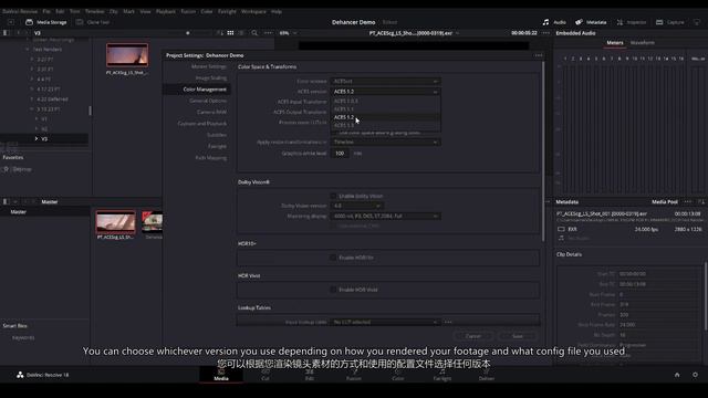 2 Setting up DaVinci Resolve for ACES Workflow