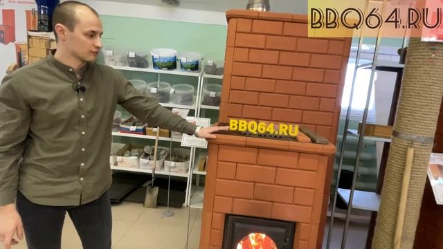 Отопительно варочная печь из кирпича для дома 