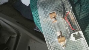 Кнопка в плафон Лады Калины