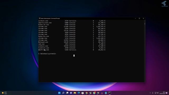 How To View and Kill Running Process in Windows 11 Using CMD смотреть онлайн