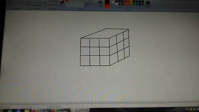 Нарисовал кубик Рубика в paint. смотреть онлайн