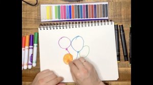 Урок рисования для детей от 3 лет. Рисуем Воздушные Шарики!