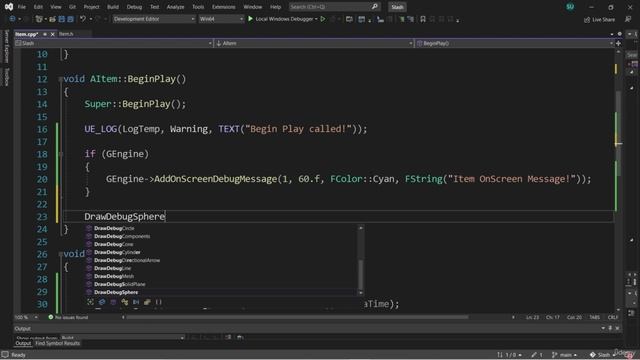 39.1. Drawing Debug Spheres 01