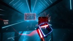 Beat Saber -ESCAPE- Expert ... not even close to perfect.