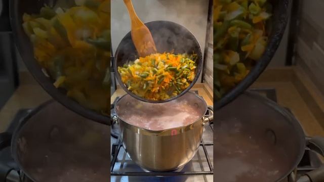 Овощной суп с ПЕРЛОВКОЙ, как всегда ВКУСНО и ПОЛЕЗНО ?? #recipe #food #cooking #soup