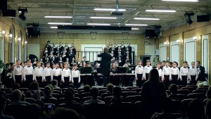 Институт имени Шнитке. Г.Свиридов, " Ночь"  (отрывок из кантаты "Снег идёт"), 14.12.15