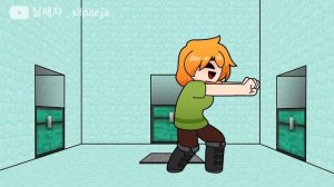 알렉스 투슬리스 댄스 - Alex's Toothless Dancing | Minecraft anime