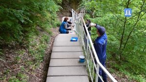 В Горячем Ключе прошел второй с начала года общий субботник.