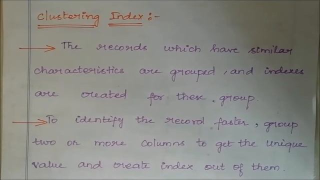 UNIT 4 #INDEXING  METHODS IN DBMS  #Tamil