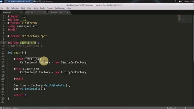Abstract Factory Design Pattern In C++