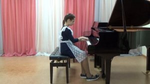 Индюкова Яна. II гр. Соло (фортепиано) В. Купревич - Осенний эскиз, В.  Моцарт - Пьеса