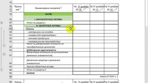 Бухгалтерский баланс. Основные элементы.