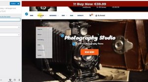 Photography Studio WordPress  Theme - Google Fonts