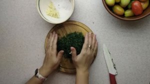 Маринованные зеленые помидоры "Пальчики оближешь" в собственном соку