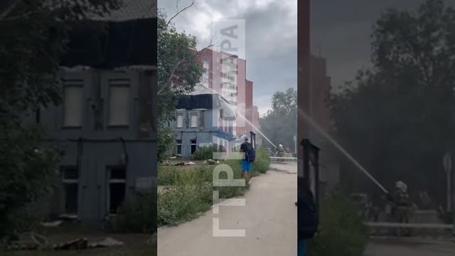 В Самаре загорелось кафе в районе Воронежских озер