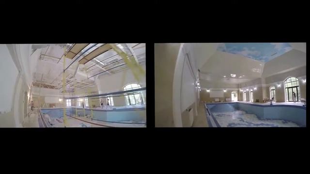 Натяжной потолок в Бассейн (350 м2) смотреть онлайн