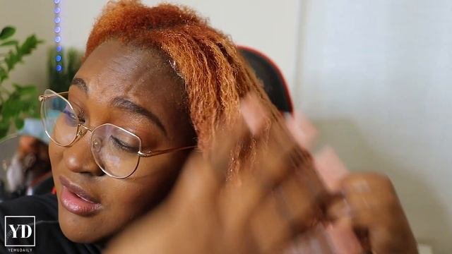 Trying The NEW Melanin Haircare Plumping Deep Conditioner On High Porosity Natural Hair | YemuDaily