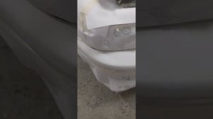 ПОКРАСКА БАМПЕРА с БАЛЛОНЧИКА Тойота Виста Ардео.
