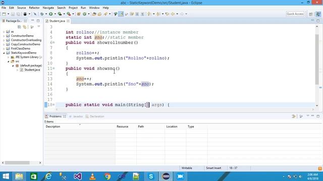 Static Keyword In Java Part-15 # Static variable with practical example # Java Tutorials смотреть онлайн
