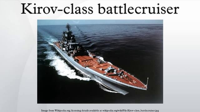 Kirov-class battlecruiser