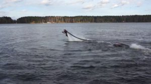 Тренировка сальто на Jetlev-Flyer Германия