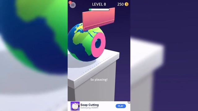 ASMR Резка - Игра на телефон. Звук пилы и ножа. смотреть онлайн