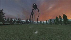 War of the Worlds TRIPODS VS Mass Effect Geth NPC's Garry's Mod NPC Fight