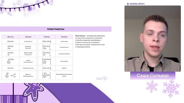 Полимеры. Задание 25 в ЕГЭ по химии | Саша Сильвер | ЕГЭ 2023 | SMITUP