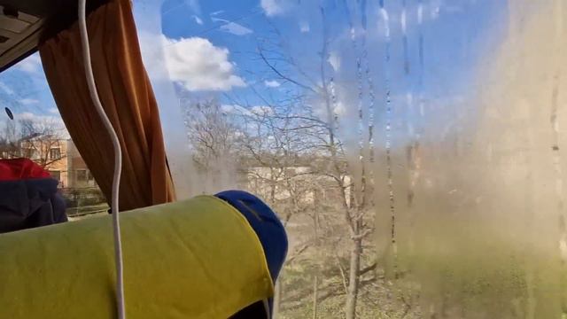 Едем в автобусе  Ещё в Украине