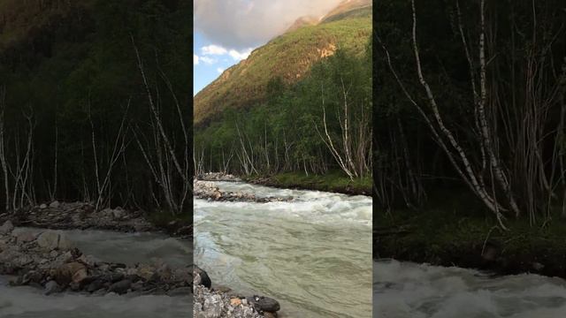 горная река в приэльбрусье