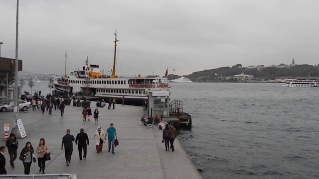 Босфор, залив Золотой Рог в Стамбуле. (İstanbul Boğazı, Haliç) Bosphorus, Golden Horn in Istanbul смотреть онлайн