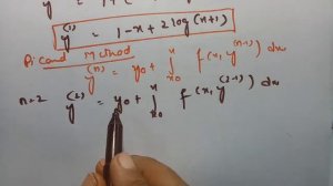 @btechmathshub7050Picard's Method    y'=y-x/y+x, y(0)=2