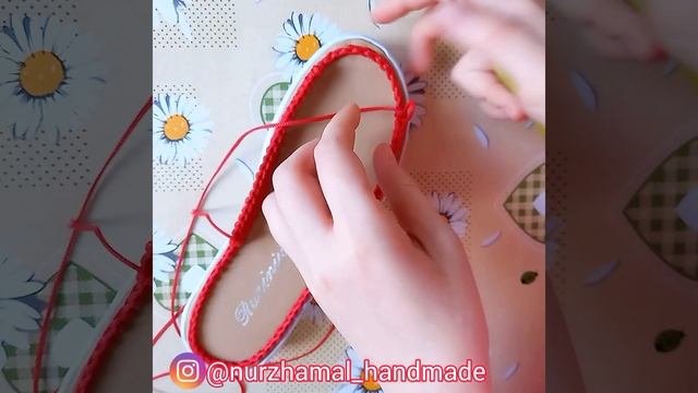 ТАПОЧКИ КРЮЧКОМ. Тапочка тоқу. Далаға(көшеге) киетін тапочка.