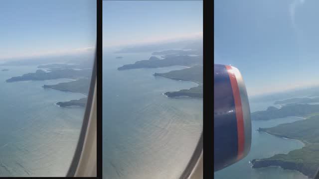 Камчатка. Вид с самолёта: Москва-Камчатка. 2024 г.