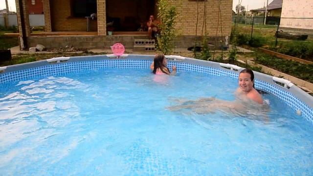 каркасный бассейн 366х76см Intex смотреть онлайн