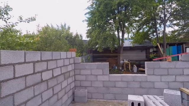 Дачный домик / Из керамзито блока / С перегородкой и двумя фронтонами (июнь 2022) смотреть онлайн