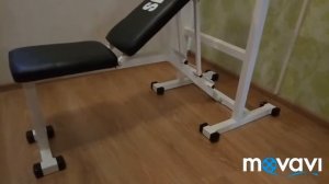 Стойки для жима штанги со скамьей Sportko. Видео обзор.