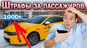 НОВЫЕ штрафы для ТАКСИСТОВ. Новости такси. Бородач