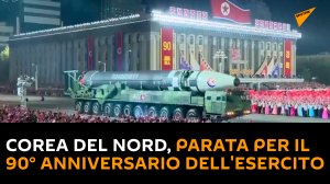 Corea del Nord, parata per il 90° anniversario dell'esercito