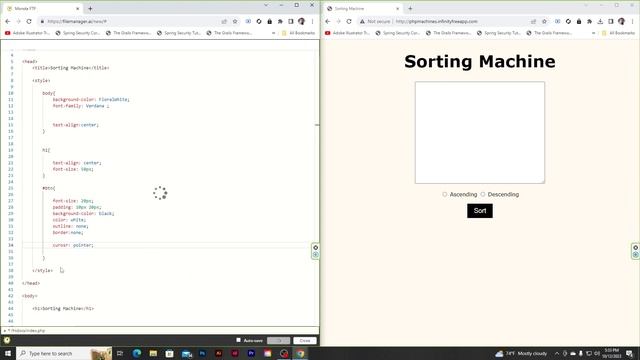 Build a Number Sorting Machine with PHP, HTML, CSS, and JavaScript | PHP MACHINES Tutorial