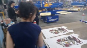 г. Смоленск. Фабрика ШАРМ. Печать водными красками на оборудовании PRINTEX PRISM II