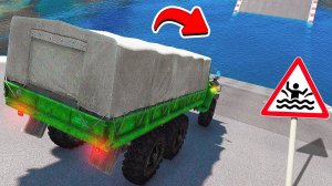 СМОЖЕТ ЛИ ВОЕННЫЙ УРАЛ ПРОЕХАТЬ БОЛЬШУЮ ЛУЖУ В ГТА 5 МОДЫ! ЭКСПЕРИМЕНТЫ В GTA 5 ВИДЕО MODS