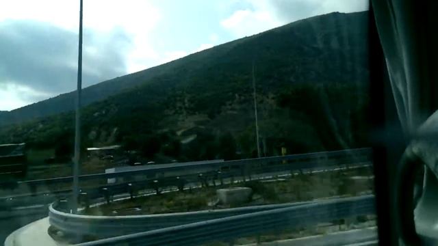 Привал , по дороге на экскурсию в город Волос , Греция . смотреть онлайн