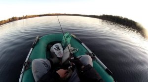 Щуканы на джиг  (видео-отчет) рыбалка конец октября 2015 Ловля щуки на джиг осенью