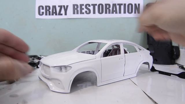 Mercedes-Benz GLE 63 AMG Coupe - Реставрация заброшенной модели автомобиля