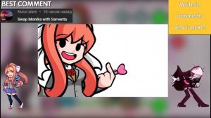 Monika + Sarvente = Monivente? FNF Swap Characters (Friday Night Funkin Swap Heroes)