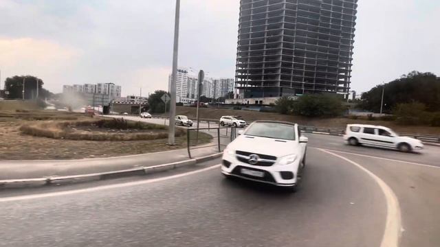 Отправление с главного автовокзала Ростова-на-Дону, август 2022 года (из окна автобуса)